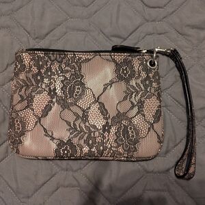 Elegant Black Lace Wristlet